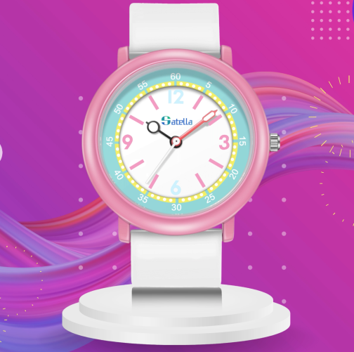 Satella Power® Girls Analog Watch – Pink Edition
